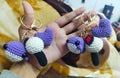 bora whale + ami bam keychain